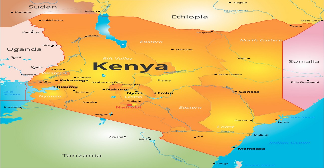 Map Of Kenya